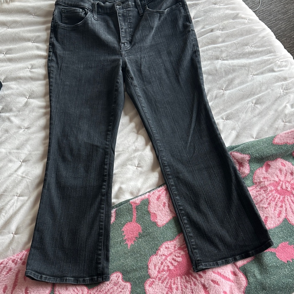 MADEWELL KICK FLARE Women's Black Jeans